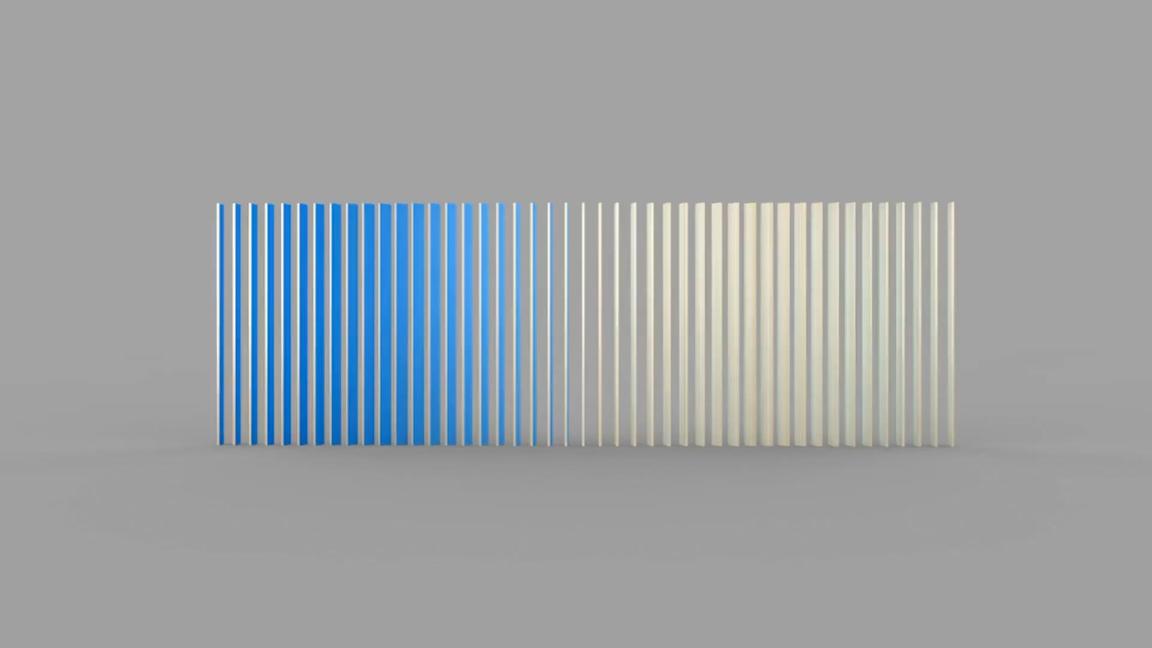 animation of lenticular pattern wall