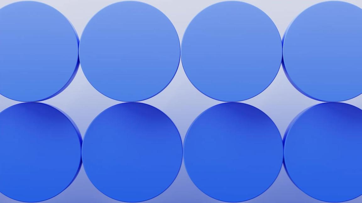animated blue circles resolving to IBM
