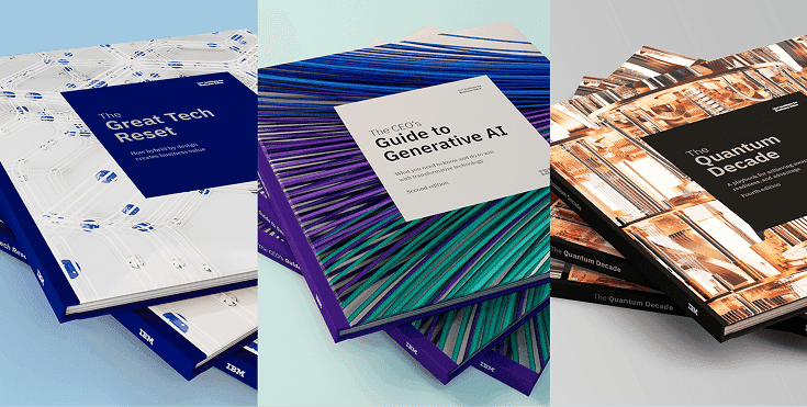 describing Books published by the IBM Institute for Business Value visually