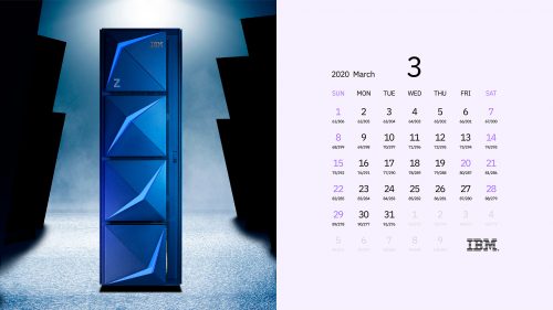 Ibm Z 特製 年カレンダー壁紙 ダウンロード Ibm Systems Japan Blog