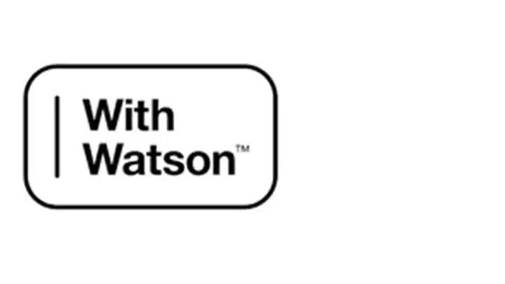 With Watson logo