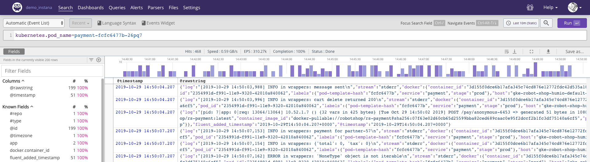 Humio APM Integration for Deep Analyticswith Instana IBM