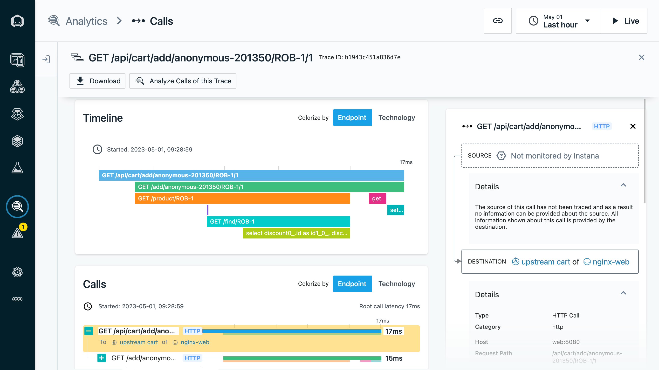 Instana vs New Relic IBM Instana Observability