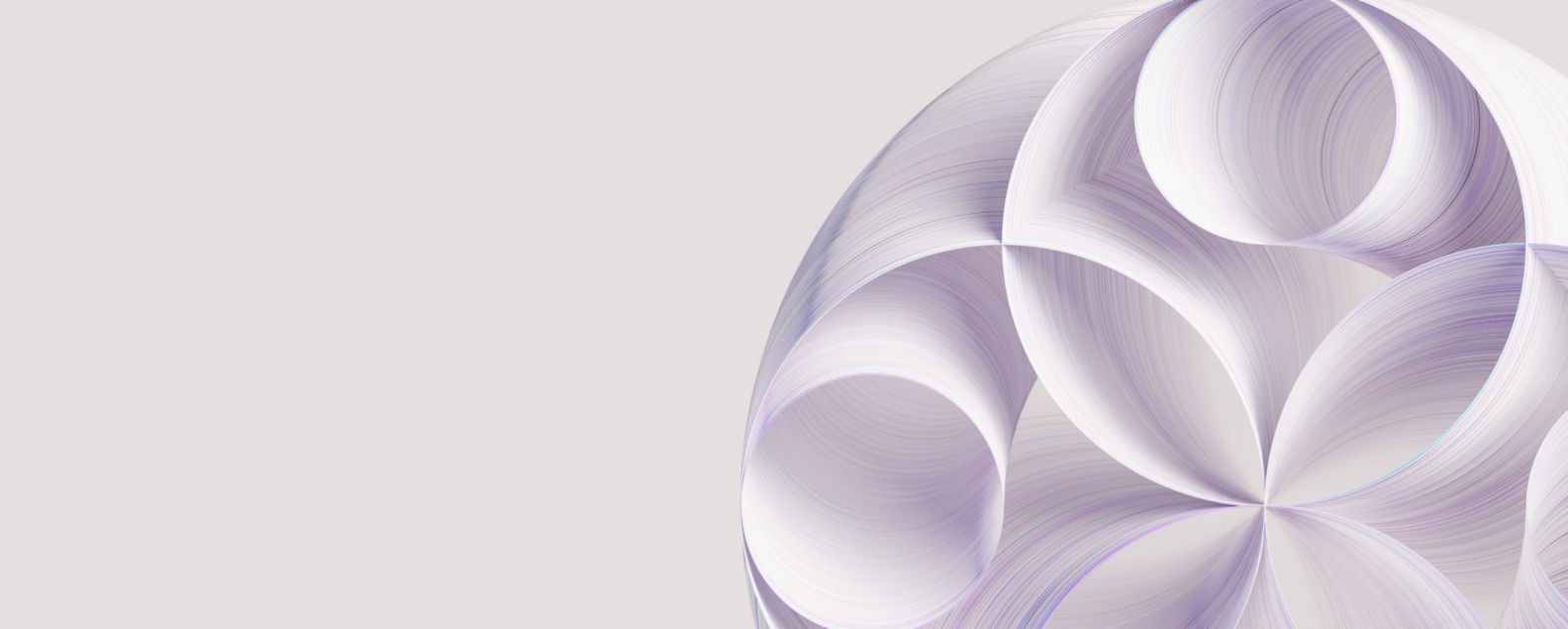 watsonxの抽象的な紫色の円の図