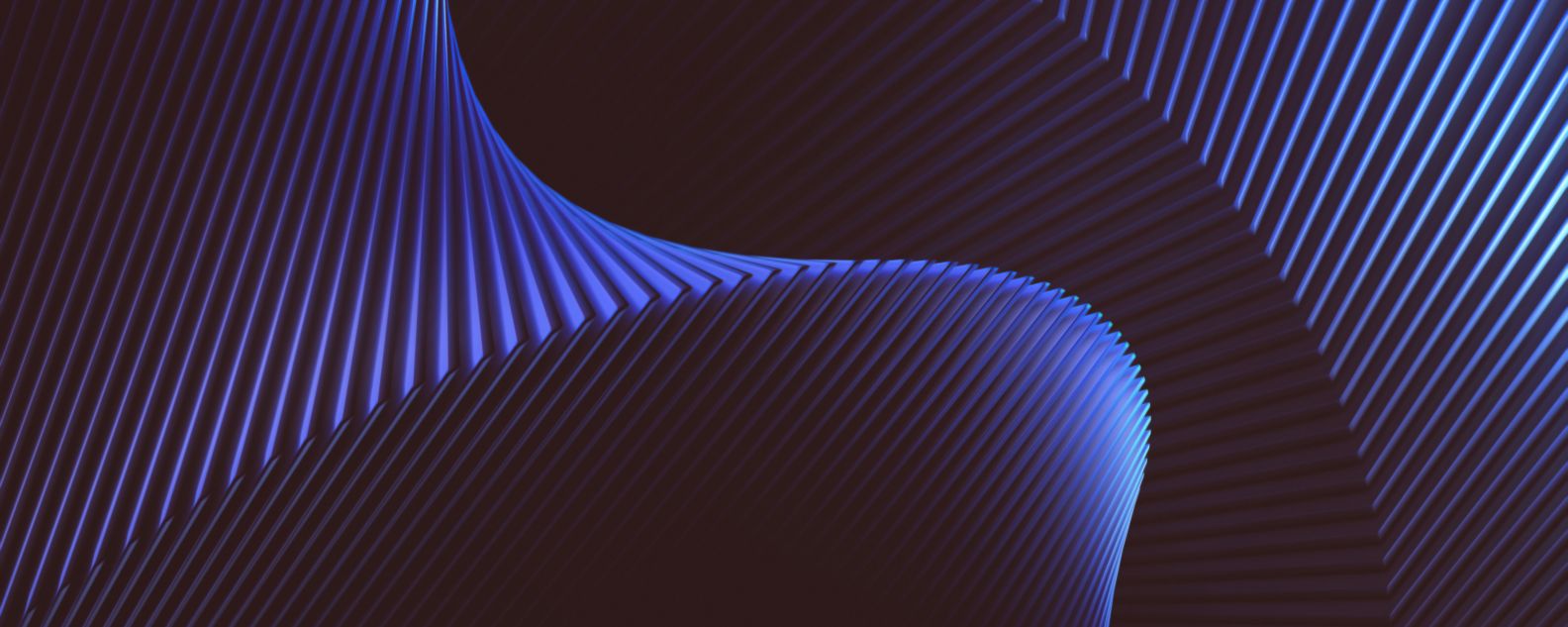 青と黒の背景の抽象的なデジタル・アート