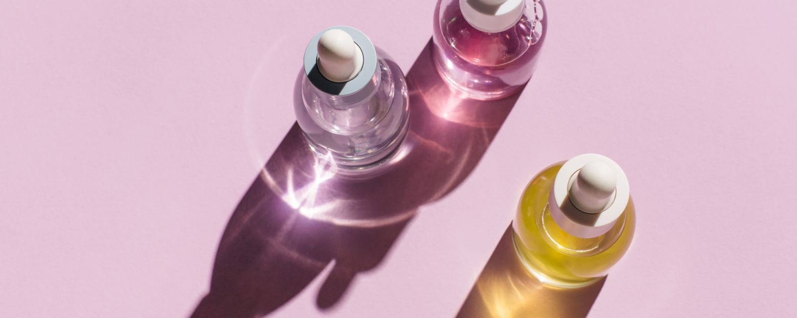 Glass bottles for cosmetic products