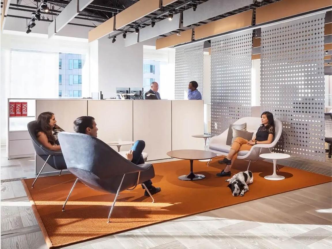 Knoll drapery partition