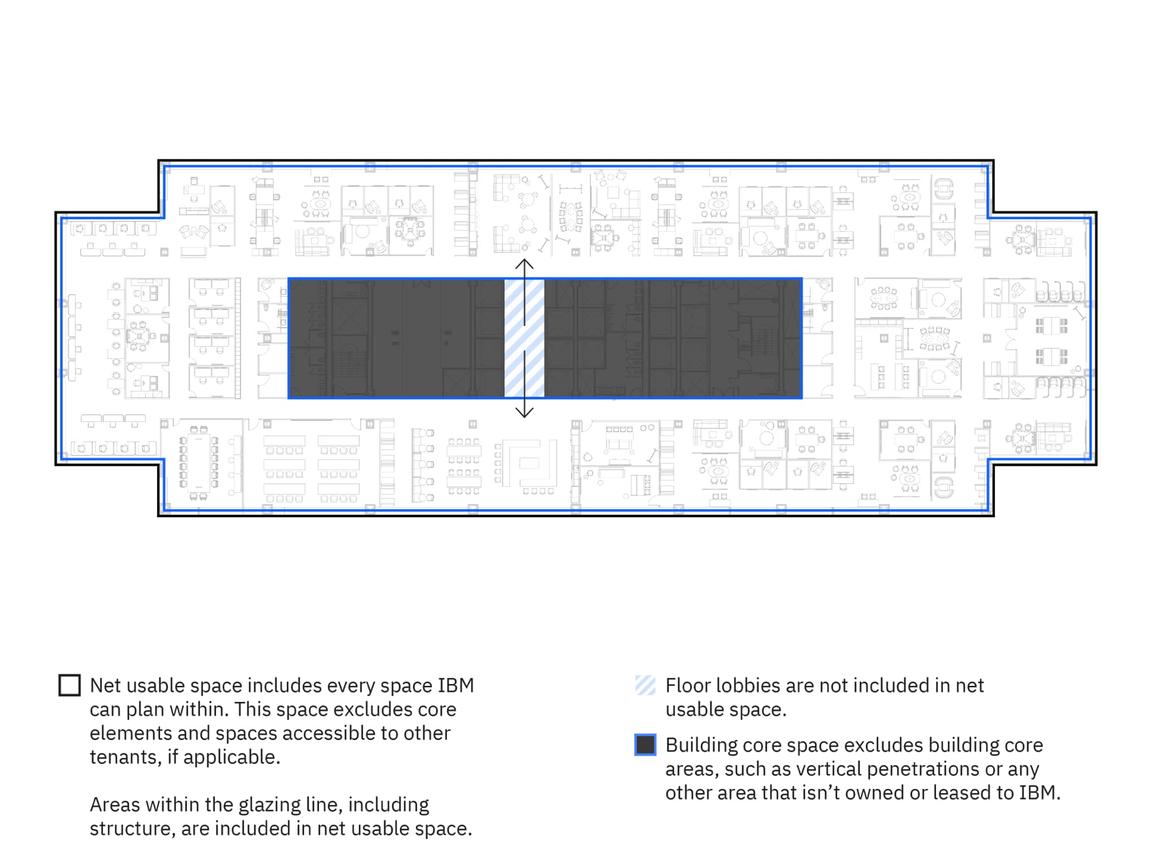 sample floor plan depicting space measurement
