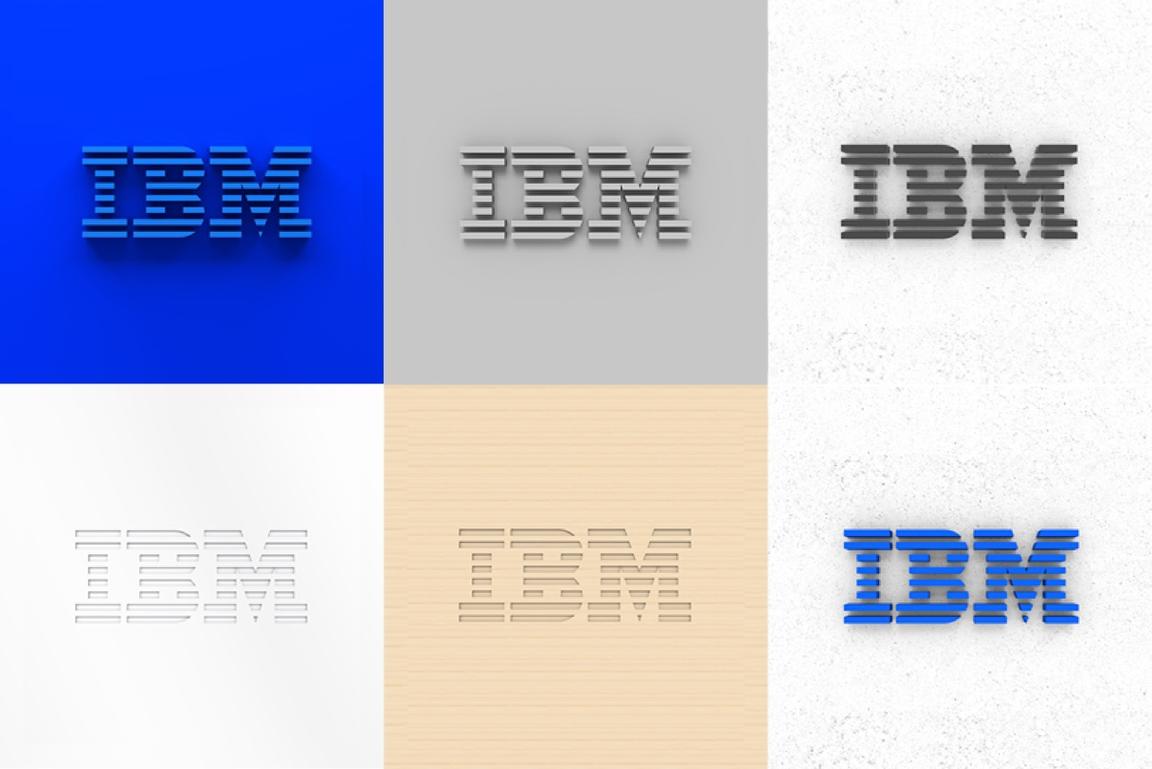 IBM logo brand expression