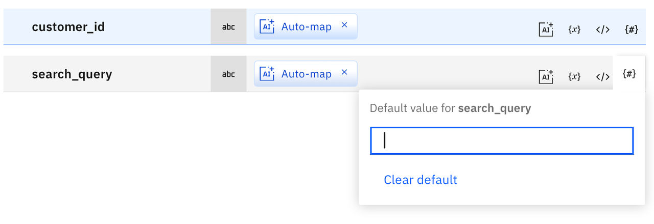 Default value
