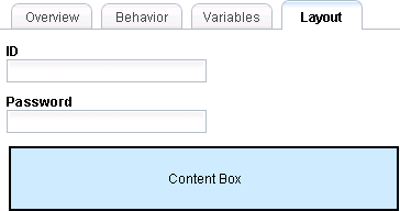 Coach view with content box