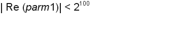 Input range for extended floating-point complex numbers