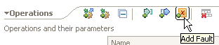 Click the "Add Fault" icon to add a fault, or right-click on the operation and select "Add Fault" from the context menu. Click the "Add Fault" icon to add a fault, or right-click on the operation and select "Add Fault" from the context menu.