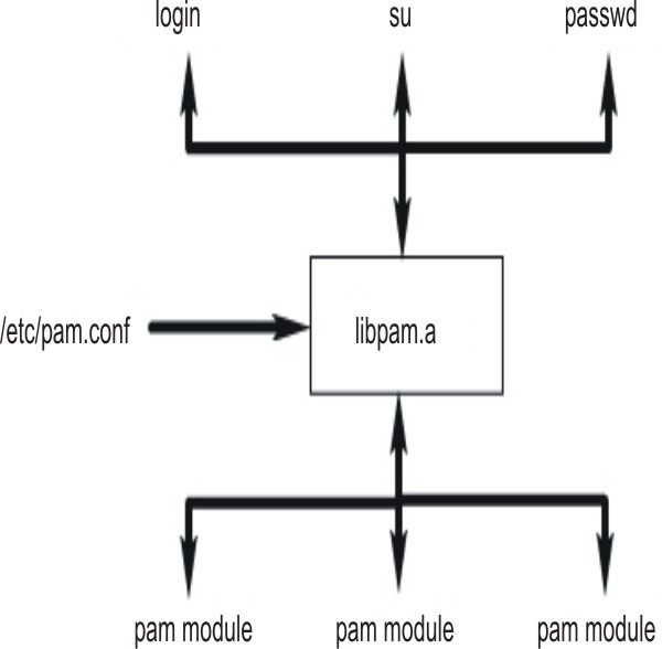 An illustration of AIX 7.3 PAM overview