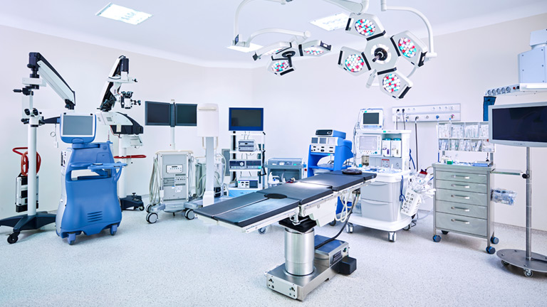 Operating theater for surgery