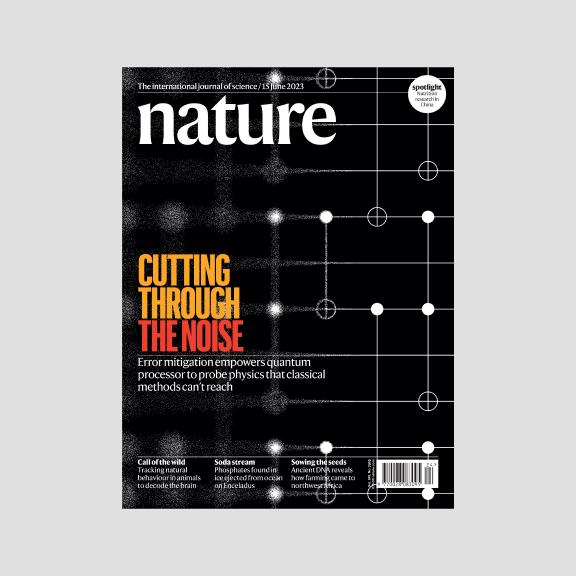 Cover of the June 2023 Nature publication