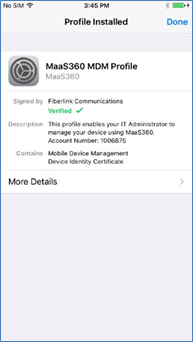 Enrolling your iOS device (MDM)