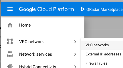 Installing a QRadar data gateway on Google Cloud Platform