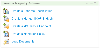 Service Registry Actions