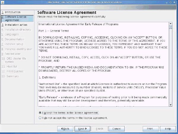 Db2 Setup Wizard Walkthrough Installing Db2 Enterprise - install walkthrough