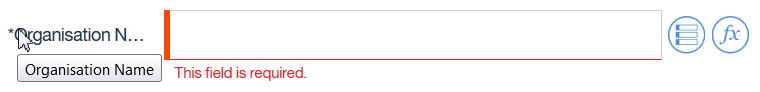 A required field with truncated name and mouse pointer used to show full name A required field with truncated name and mouse pointer used to show full name