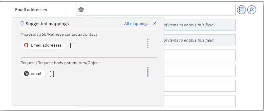 Mapping suggestions for complex array fields Mapping suggestions for complex array fields