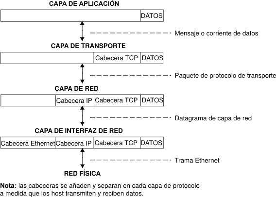 Transmisiones y recepciones de datos de sistema principal