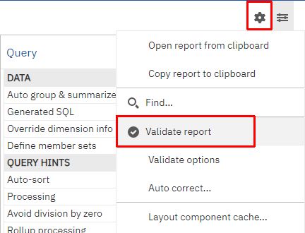 Validate Report