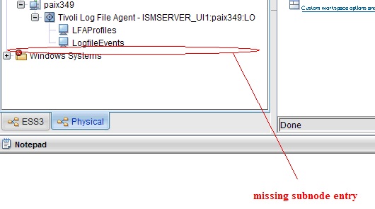 Missing Log Entries