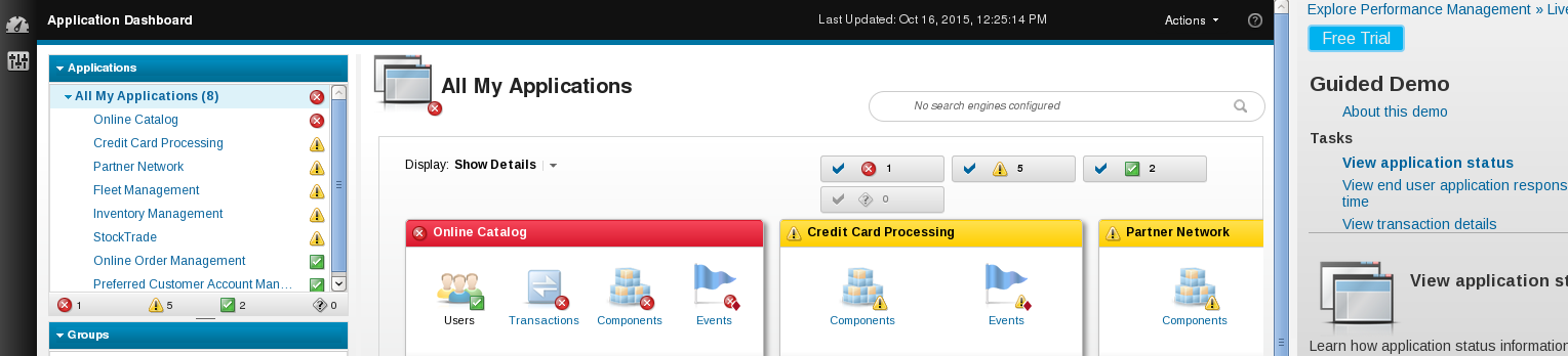 Making your life easier DEMO TRIAL IBM Monitoring and APM v8.1 on