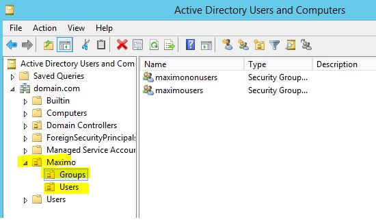 Active Directory Users and Computers