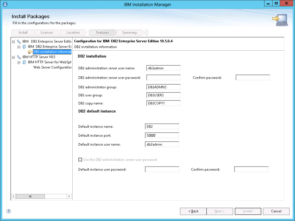 Install Packages - Configuration