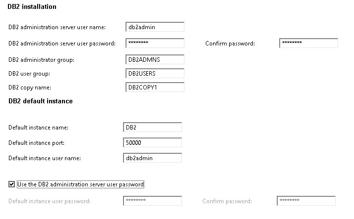 Install Packages DB2