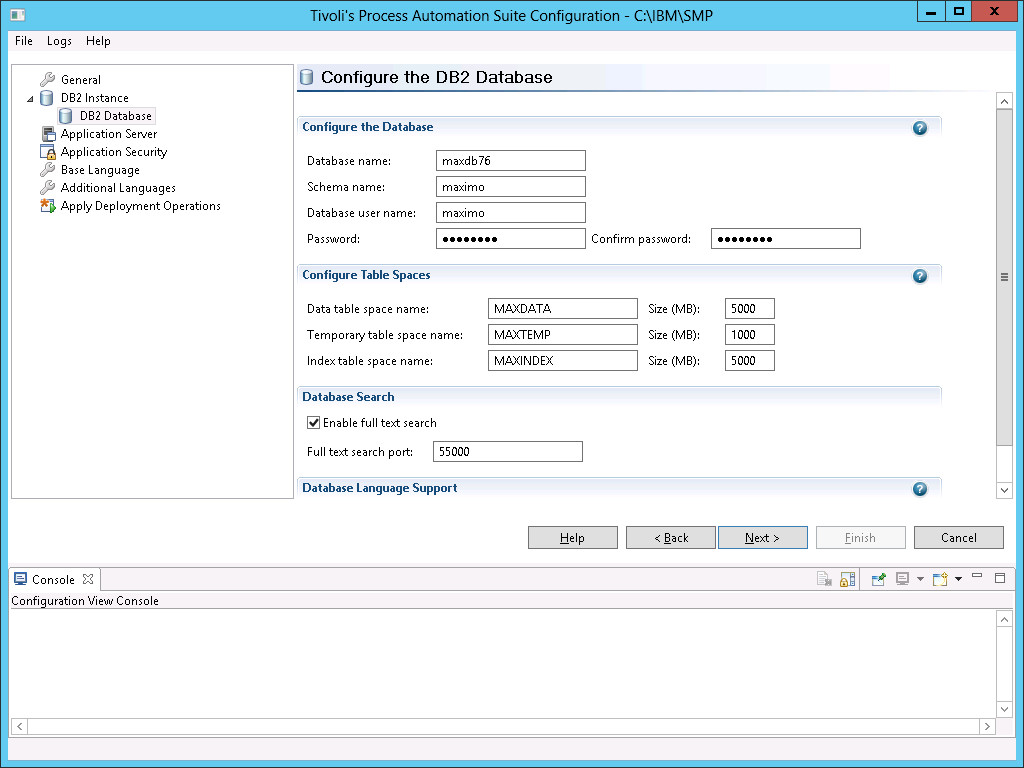 35-TPASConfigDB2Database