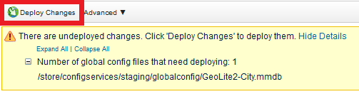 Deploy Changes