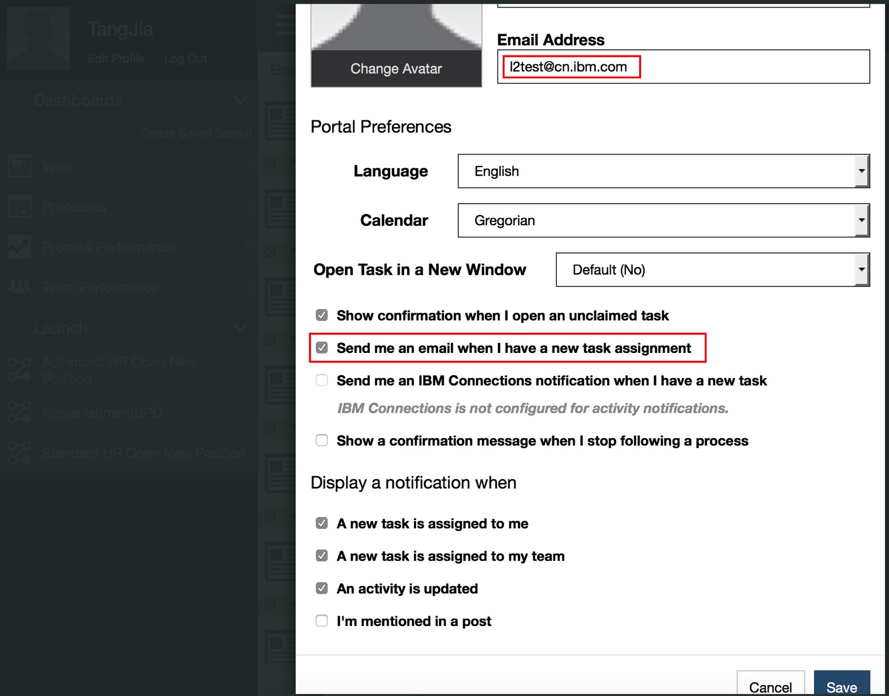 What you need to know about configuring Process Portal email