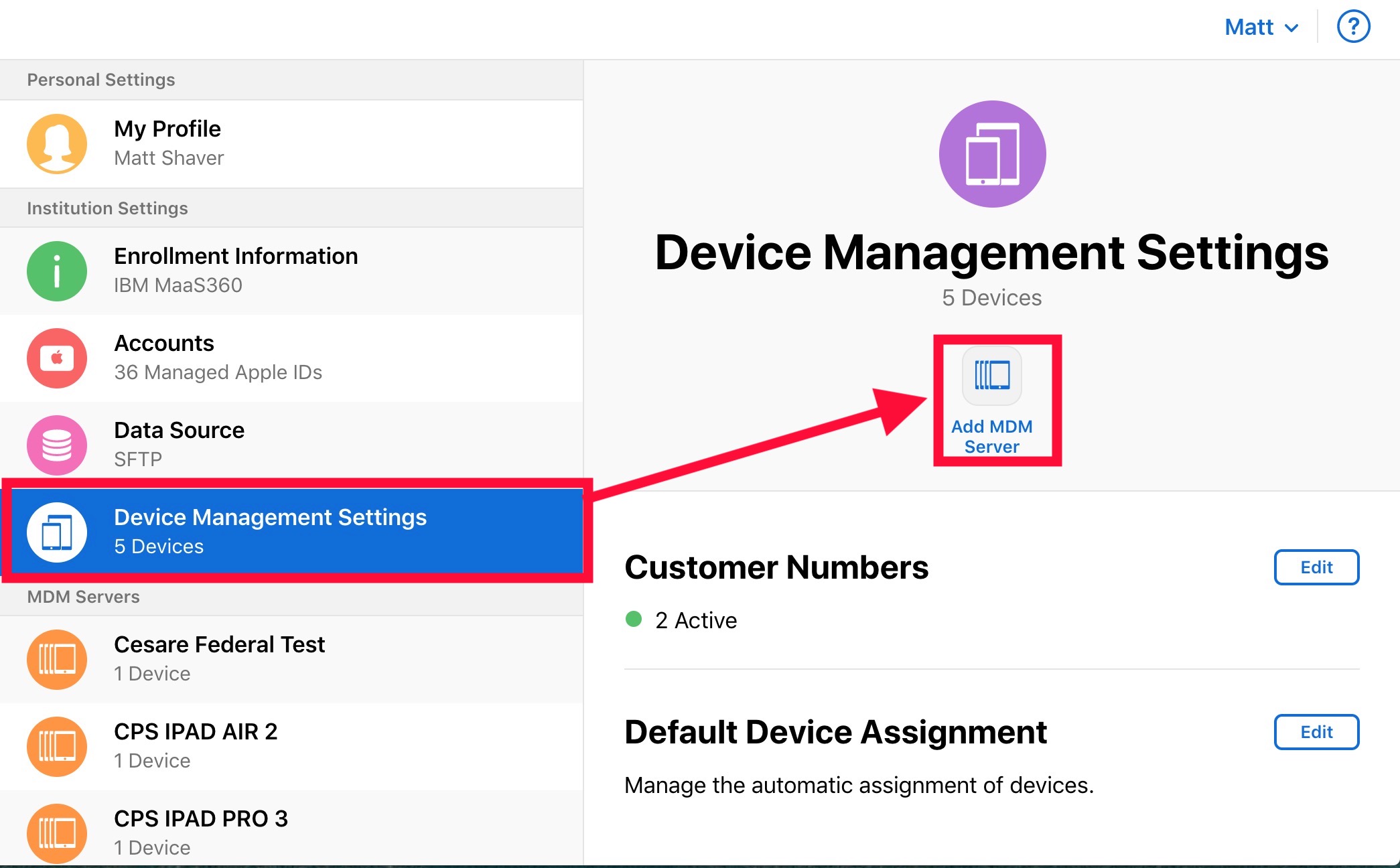 How to create the MDM Server in Apple Business Manager (ABM) and Apple  School Manager (ASM)
