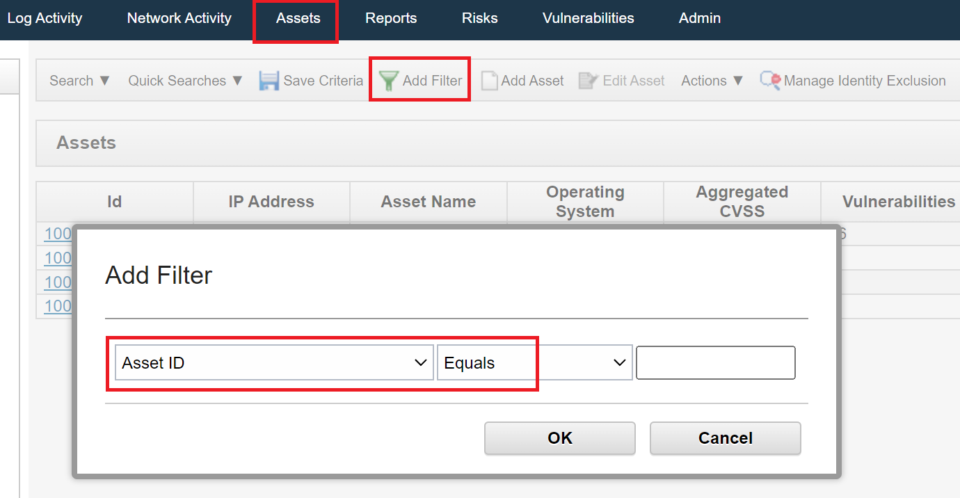 Find individual assets using AssetID