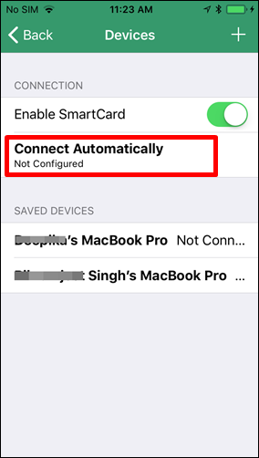 Connect Automatically