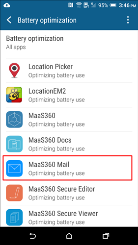 Secure Mail Optimization Off