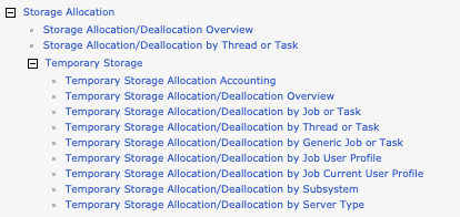 Storage Allocation folder