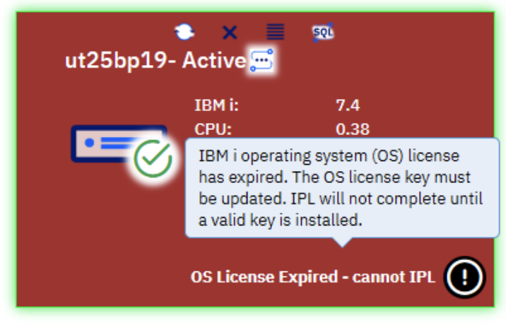 OS license key expired