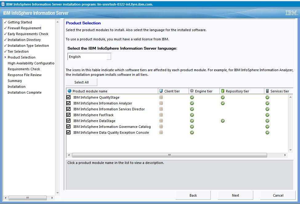 Server 11. IBM INFOSPHERE data Architect.