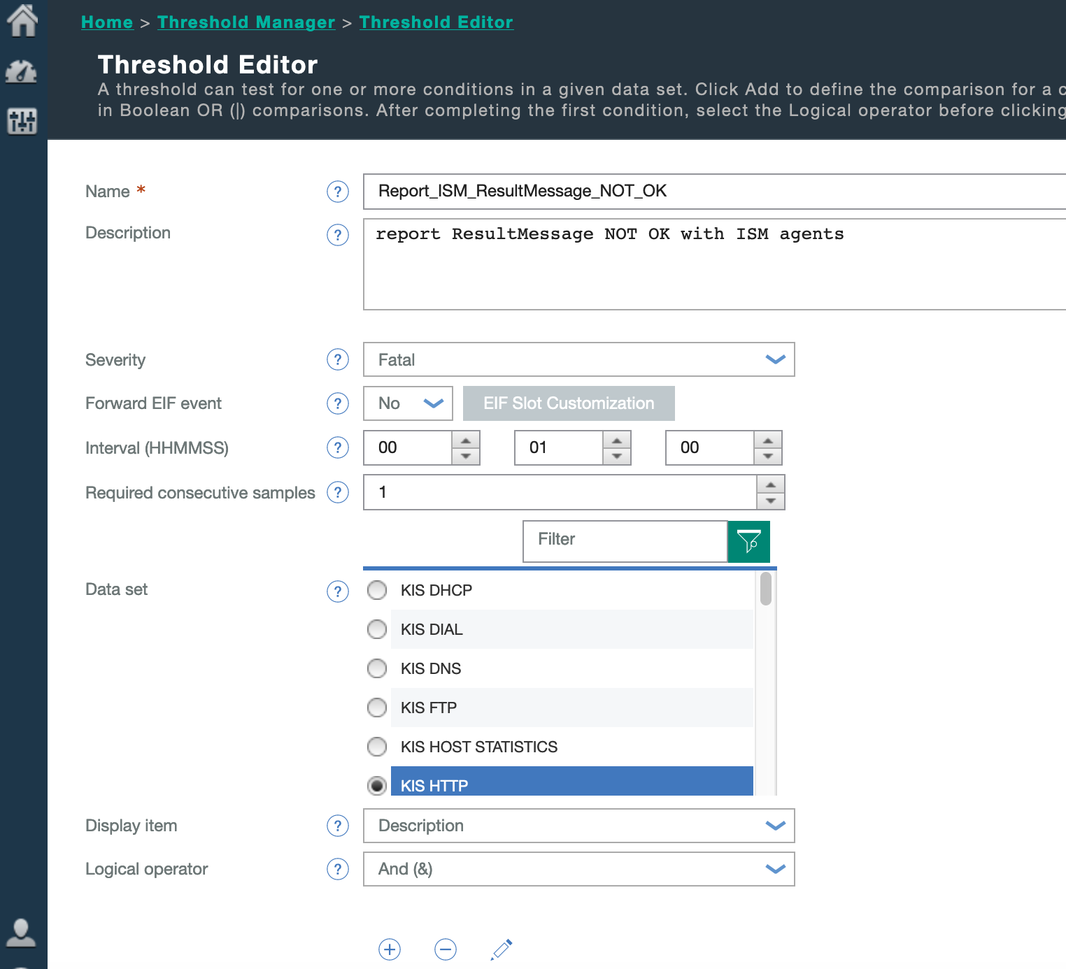 IBM APM v8.1 How to generate an alert event with ISM agent for