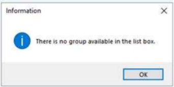 Some Users Can Not Select A Group In Reports, Error "There Is No Group ...