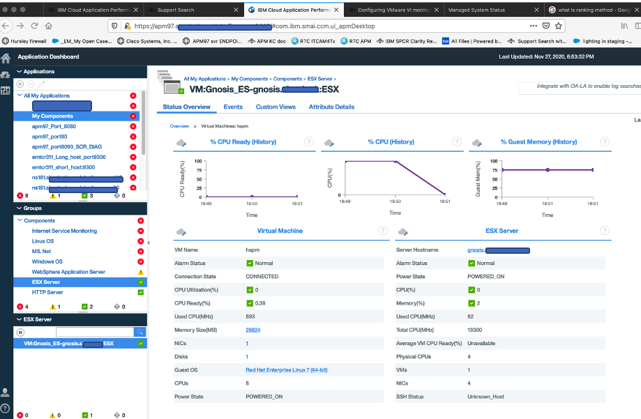 IBM APM v8.1 installation and configuration of VMWare VI agent