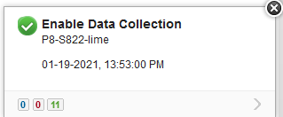 Enabled data collections