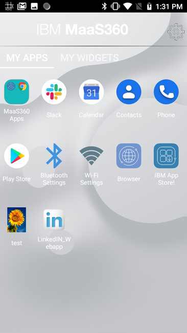Apps and widgets