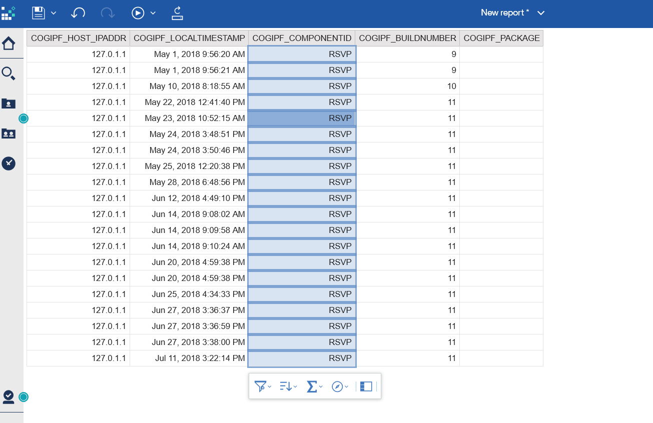 Simple audit report