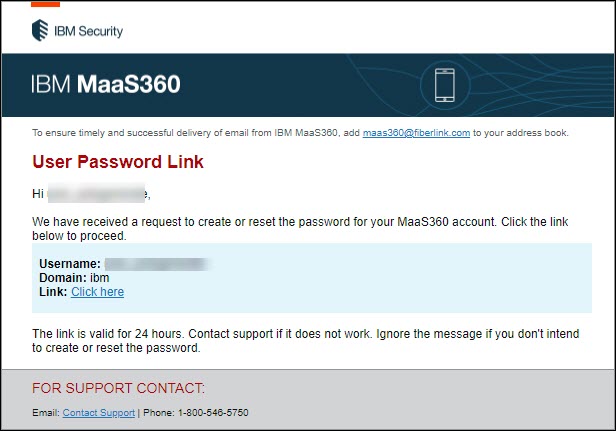 password generate link